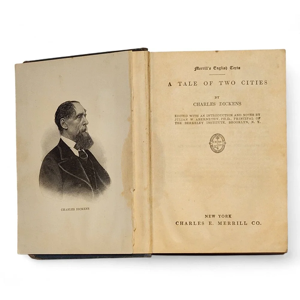 Merrill's English Texts - A Tale of Two Cities‎ by Charles Dickens 1908